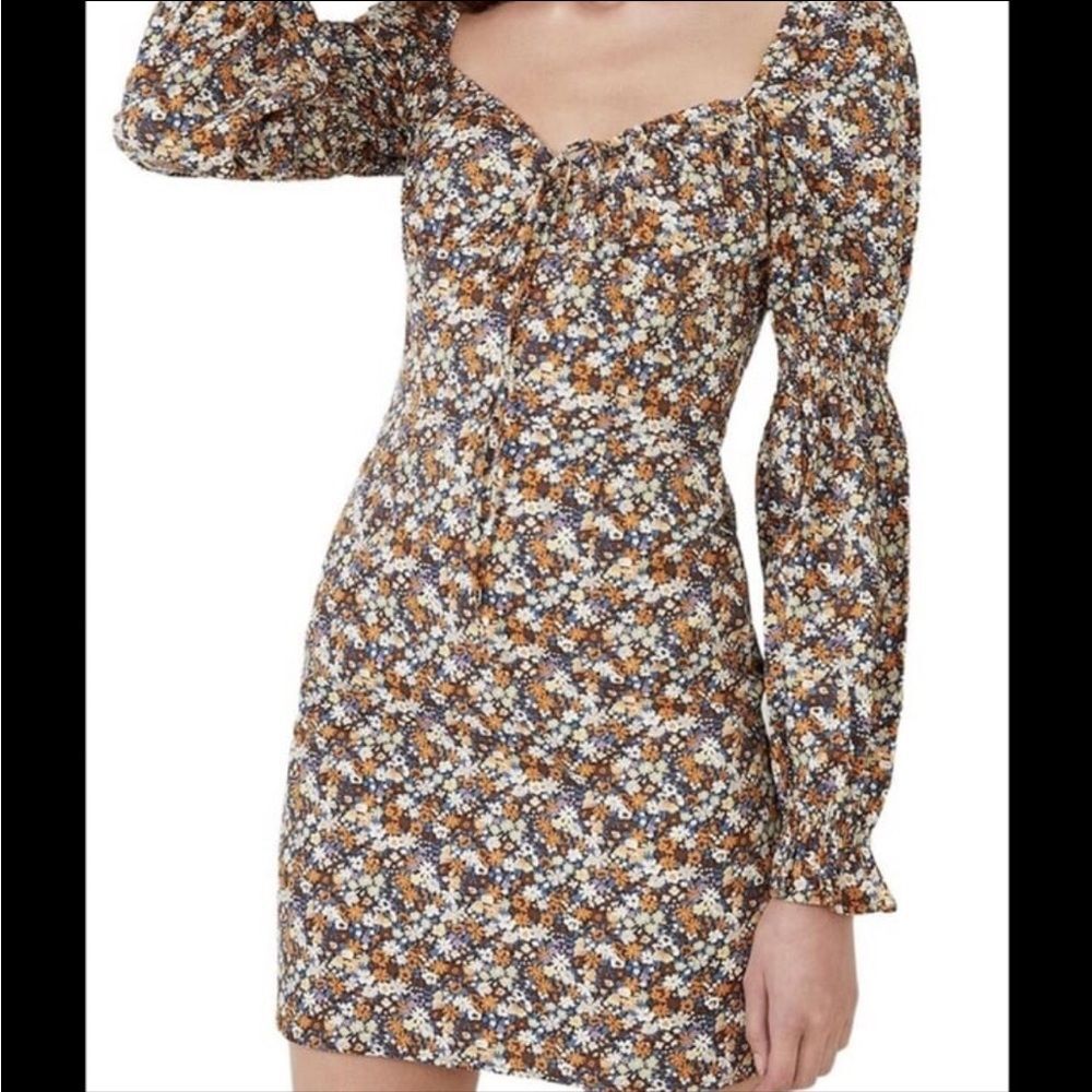 Bardot VINTAGE FLORAL Women's Clarissa Mini Dress. Size X-Large.